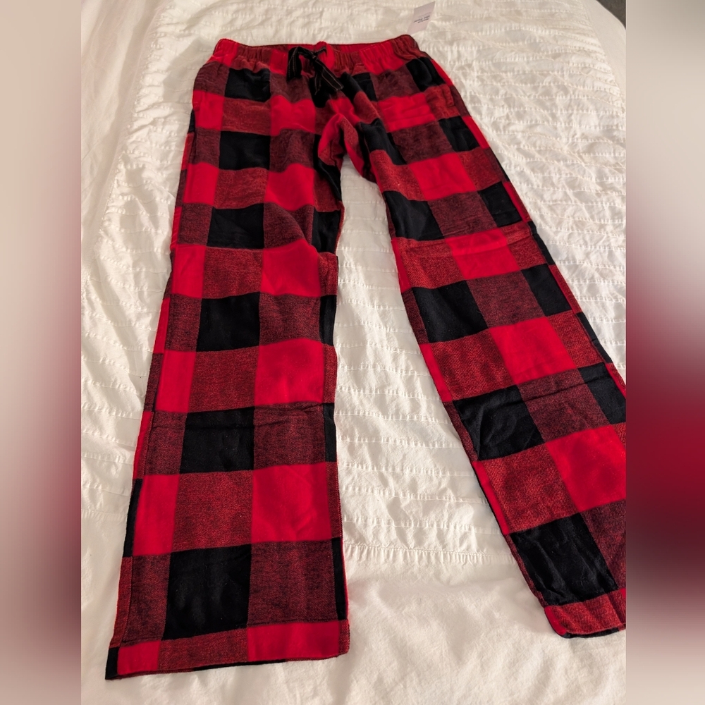 Old Navy Buffalo Plaid Flannel Pajama Pants  Cabincore - Picture 2 of 6